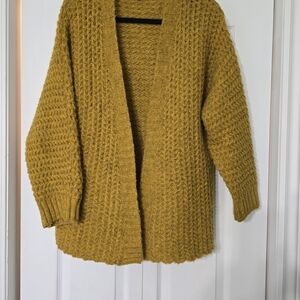 Molly Bracken Mustard Cardigan Sweater